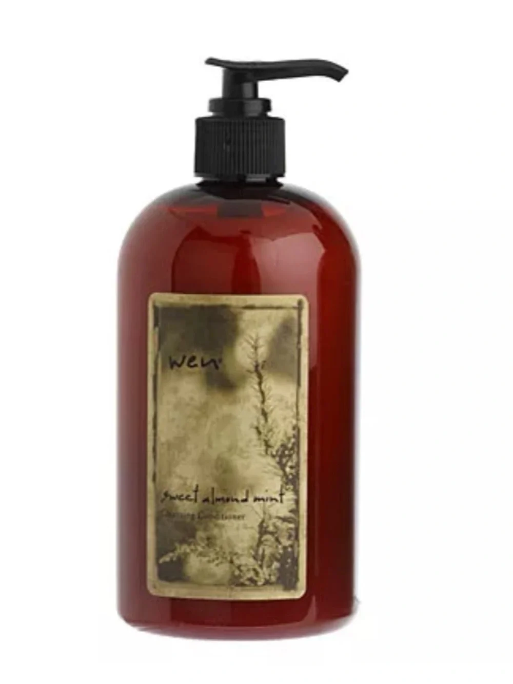 WEN Sweet Almond Mint Cleansing Conditioner - Green and Brown Bottle